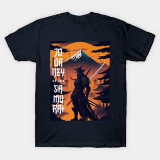 Futuristic Samurai: A Journey Through Time and Tradition T-Shirt